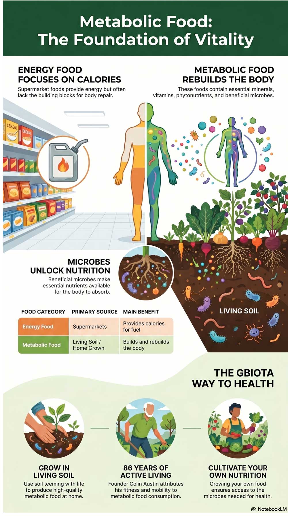 Metabolic Food Infographic | Gbiota
